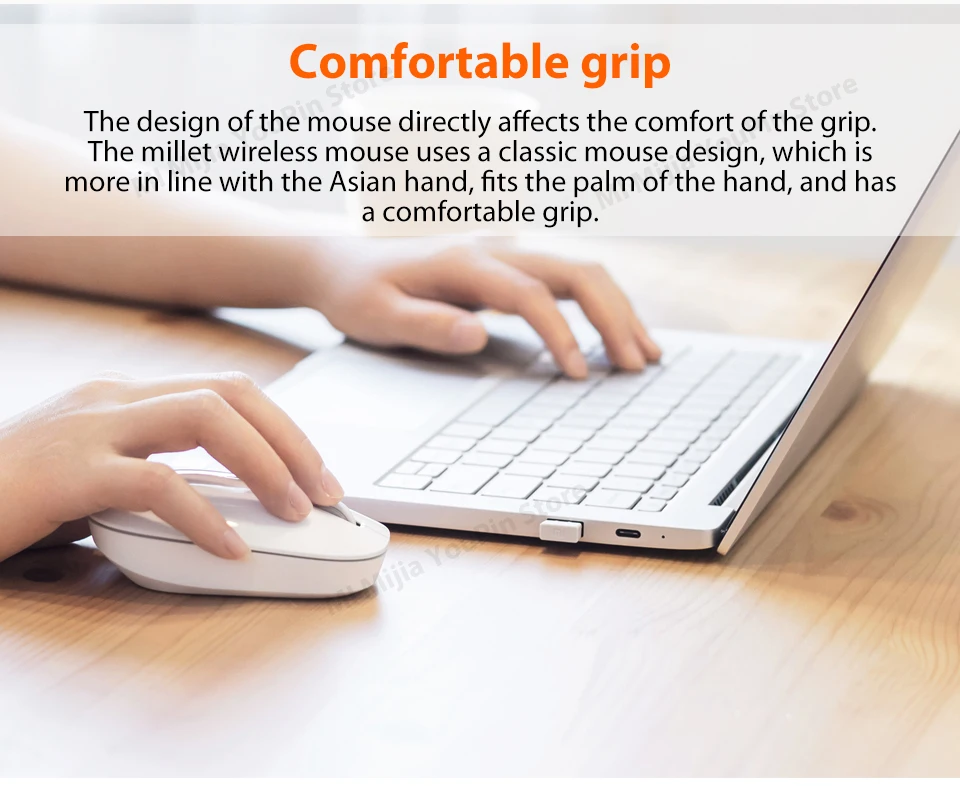 Original Xiaomi Wireless Mouse 1200dpi 2.4Ghz Optical Mouse Mini Portable Mouse For Macbook Mi Notebook Laptop Computer Mouse (2)