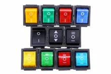 KCD4 On-Off-On 6P / On-Off 4P Latching Rocker Switch 16A 250VAC colour Light цена KCD4 On-Off-On 6P / On-Off 4P Latching Rocker Switch 16A 250VAC colour Light цены онлайн