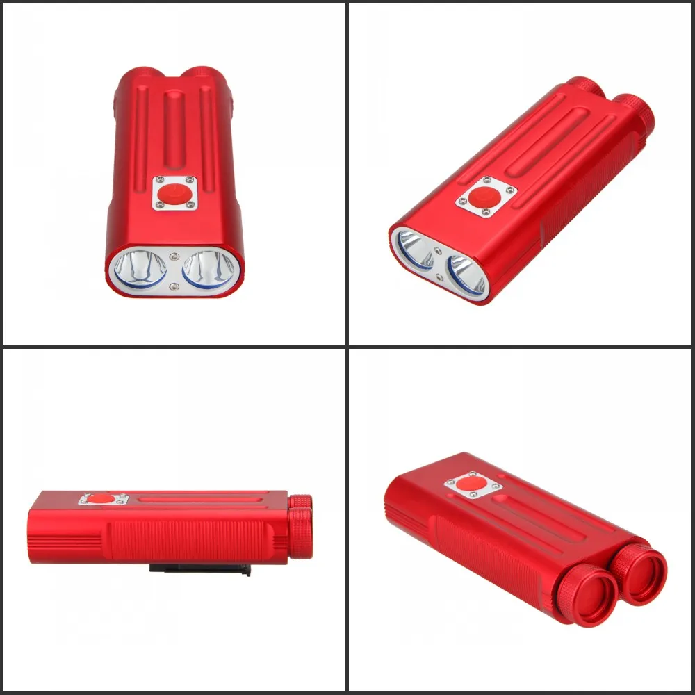 Flash Deal Aluminum 2x XM-L T6 LED Light Front Bike Headlight 7 ModesCycling Lamps+2x Rechargeable 3.7v 18650 2400mah Battery+Charger 16 Flash Deal Aluminum 2x XM-L T6 LED Light Front Bike Headlight 7 ModesCycling Lamps+2x Rechargeable 3.7v 18650 2400mah Battery+Charger 16