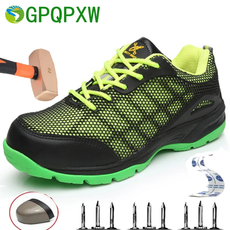 

Breathable Casual Safety Shoes Anti-smashing Puncture Oil-resistant Labor Insurance Shoes Acid And Alkali Sports Hiking Shoes