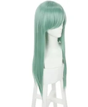 Luz verde peluca cosplay los siete pecados capitales cosplay peluca Elizabeth cosplay peluca anime pelucas de halloween