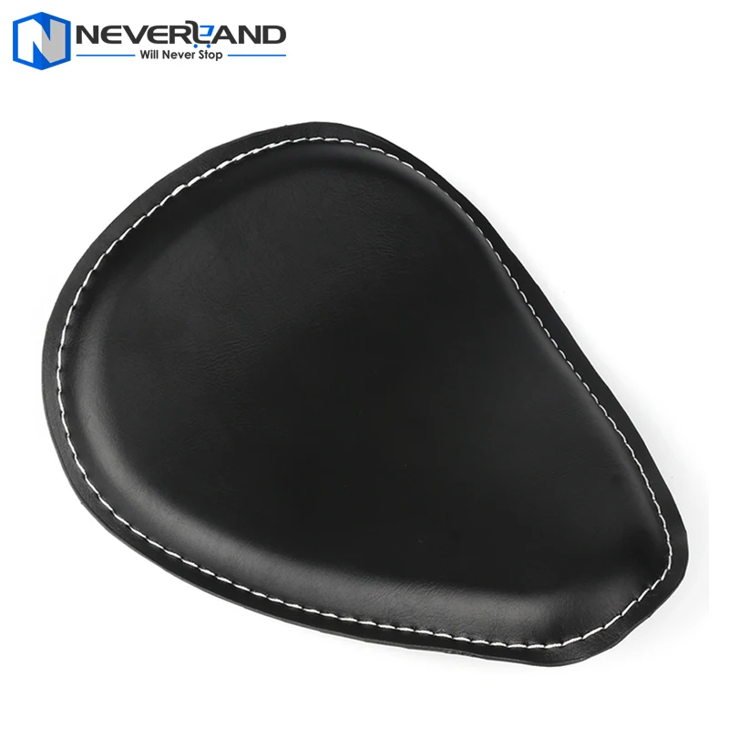 

Black Leather Solo Seat for Harley Dyna Sportster 883 1200 XL Custom Bobber Chopper