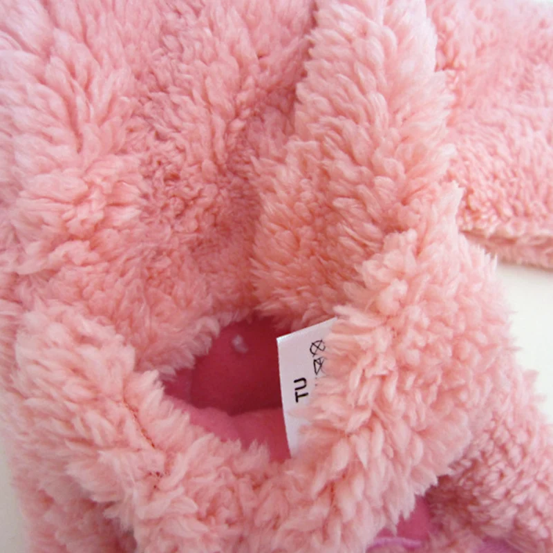Fleece Baby Girls Neck Scarf Winter Kids Warm Scarves Super Soft Polyester Scarf Sweet Princess Pink Pocket Scarves Cute Red Bear's Paw (8)