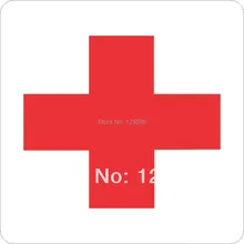 RED MEDICAL CROSS DECAL STICKER VINYL CAR WINDOW LAPTOP BUMPER funny JDM and all the smooth surface