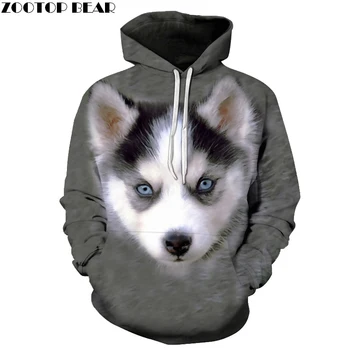 

Anime Dog Hoodies Sweatshirts Men Tracksuits Hooded Coat Streetwear Clothing 3D Pullover Animal Prints 6xl Drop Ship ZOOTOP BEAR