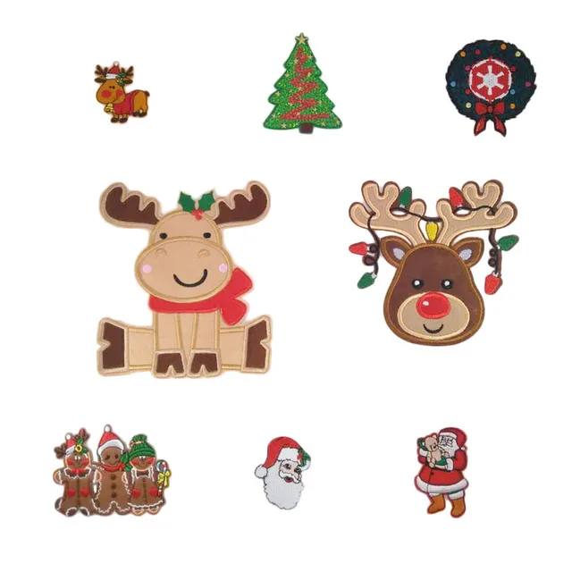 Christmas Santa Claus Patch Gingerbread Christmas Pals Cute Baby