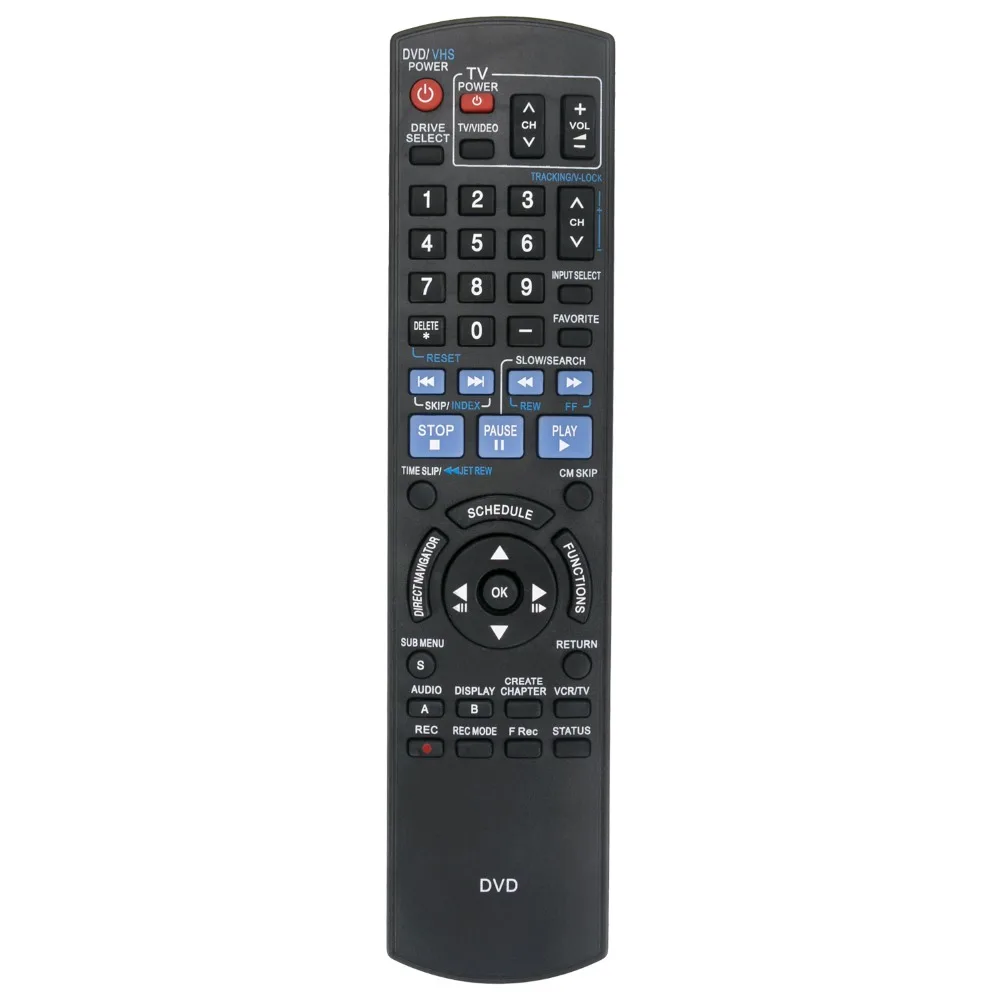Nuovo Telecomando Muslimex Adatto Per Registratore Dvd Panasonic Dmr-Ez485Vk Dmr-Ez48 Dmr-Ez485 Dmr-Ez48V Dmr-Ez485V Dmr-Ez48Vk