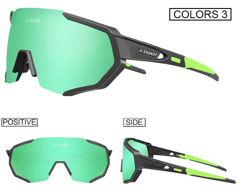 X-TIGER, 5 линз, поляризационные очки для велоспорта, близорукость, рама для велосипеда, для спорта на открытом воздухе, велосипедные солнцезащитные очки для мужчин и женщин, очки