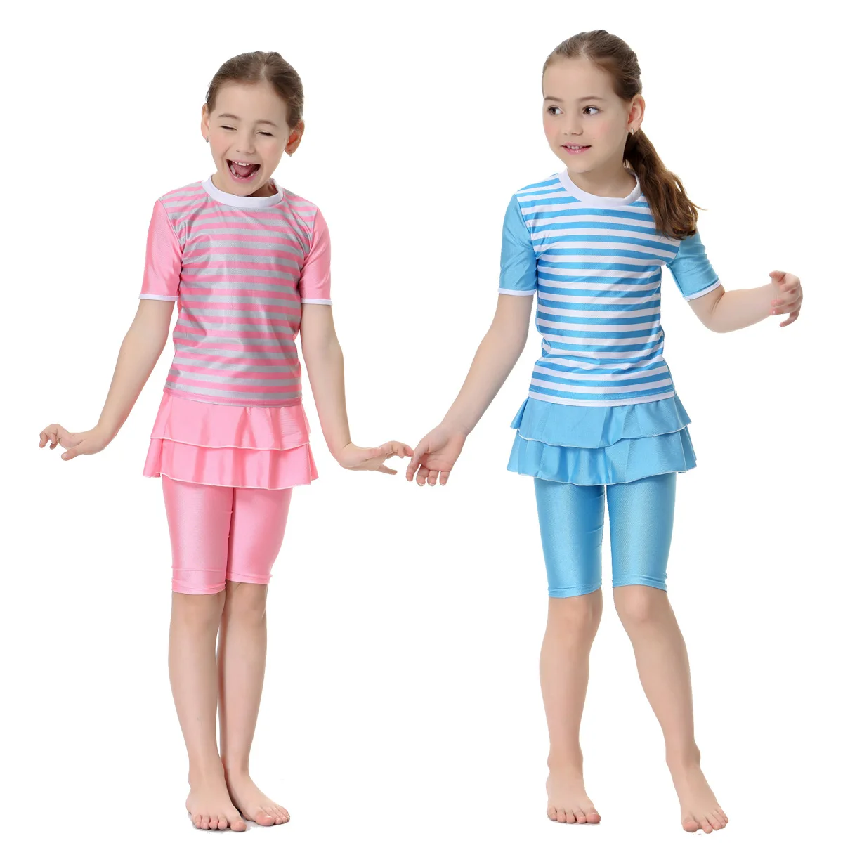 

Summer children swimwear Muslim girls swimsuit