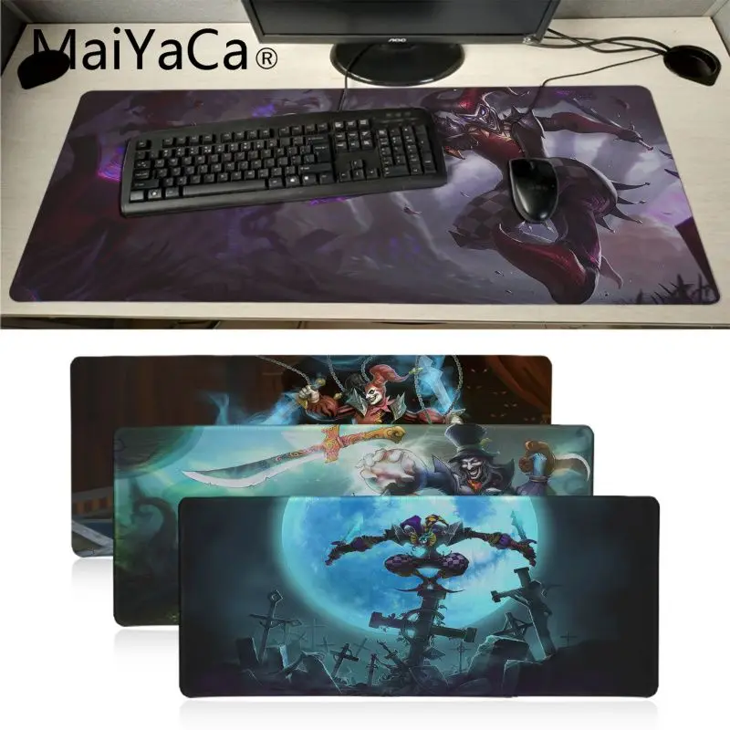 Нескользящий ПК высокоскоростной новый коврик для мыши MaiYaCa League of Legends Shaco