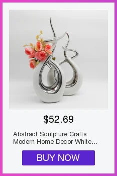 Abstrato escultura moderna branco para decoração de