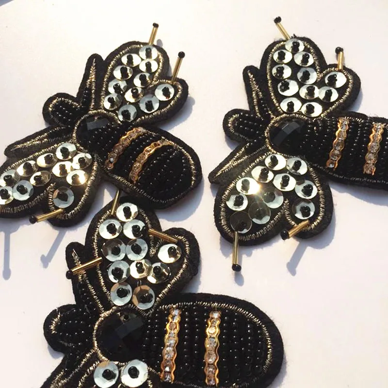 20pieces Dragonfly Embroidery Iron On Patches Applique Patch Lace Fabric Sticker Scrapbooking Craft Clothes Sewing Th375