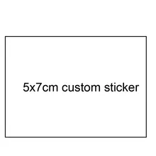 5x7 см прямоугольник пользовательские наклейки, этикетки