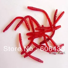 50 шт. мягкий дождевой червь капуцин личинки приманка в виде червя силиконовая приманка 6 см/0,5 г