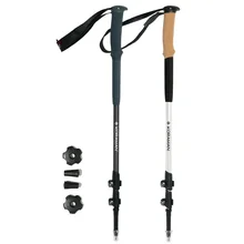 1 пара треккинговых палок для скандинавских прогулок алюминиевые телескопические тропы для походов трость с ручкой eva