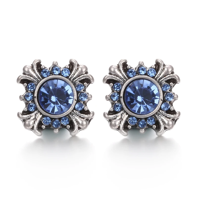 10pcs/lot 12mm Drop Snap Jewelry 7Colors Cross Rhinestone Metal Crystal Button DIY Bracelets Gift | Украшения и аксессуары