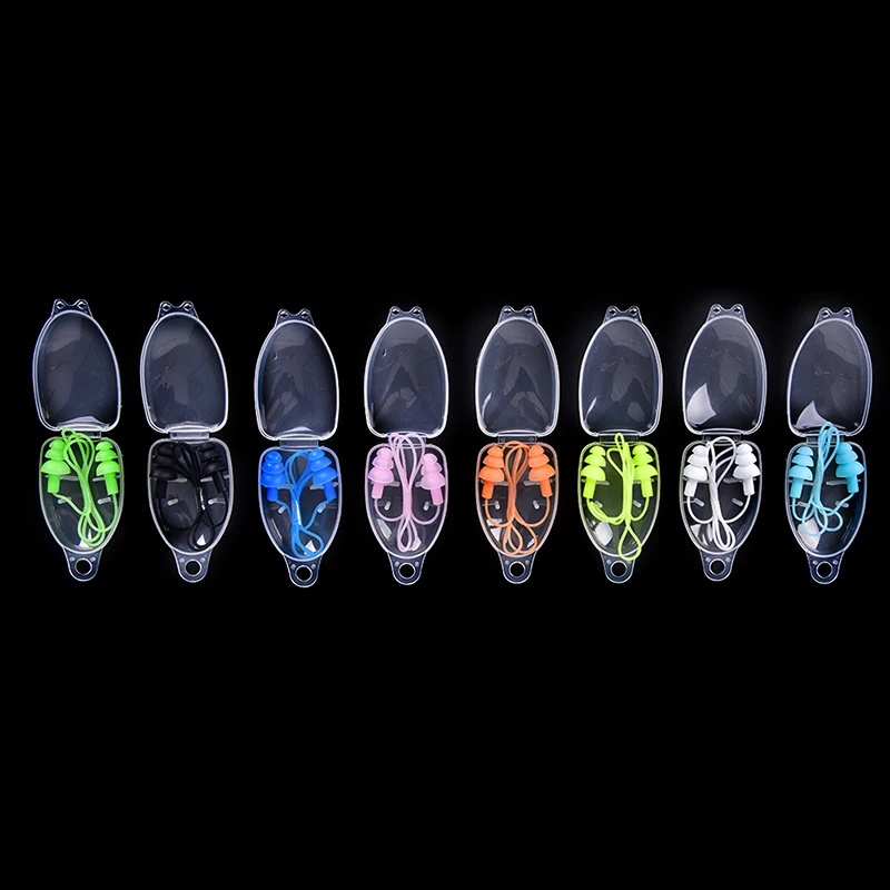8 Colors Universal Soft Silicone Swimming Ear Plugs Earplugs Pool Accessories Water Sports Swim Ear Plug 1pair 3