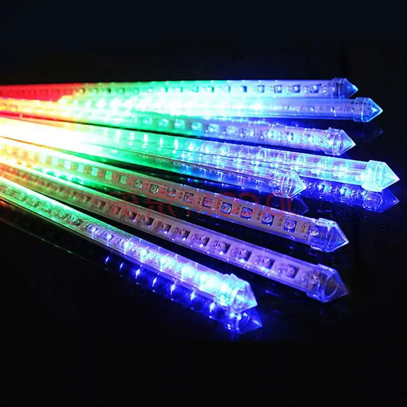1x multi color 30cm led meteor shower rain tubes ac100 1x multi color 30cm led meteor shower rain tubes ac100