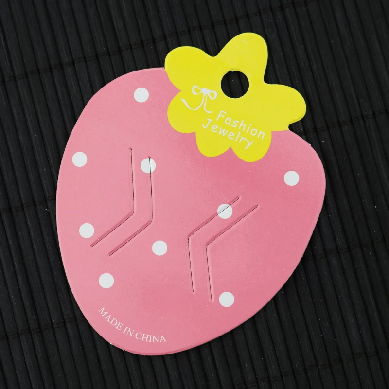

Free Shipping Wholesale Pink Child Hair Accessory Packaging Paper Display Card Diy Packing Cards Jewelry/Earrings/Hairpin Cards