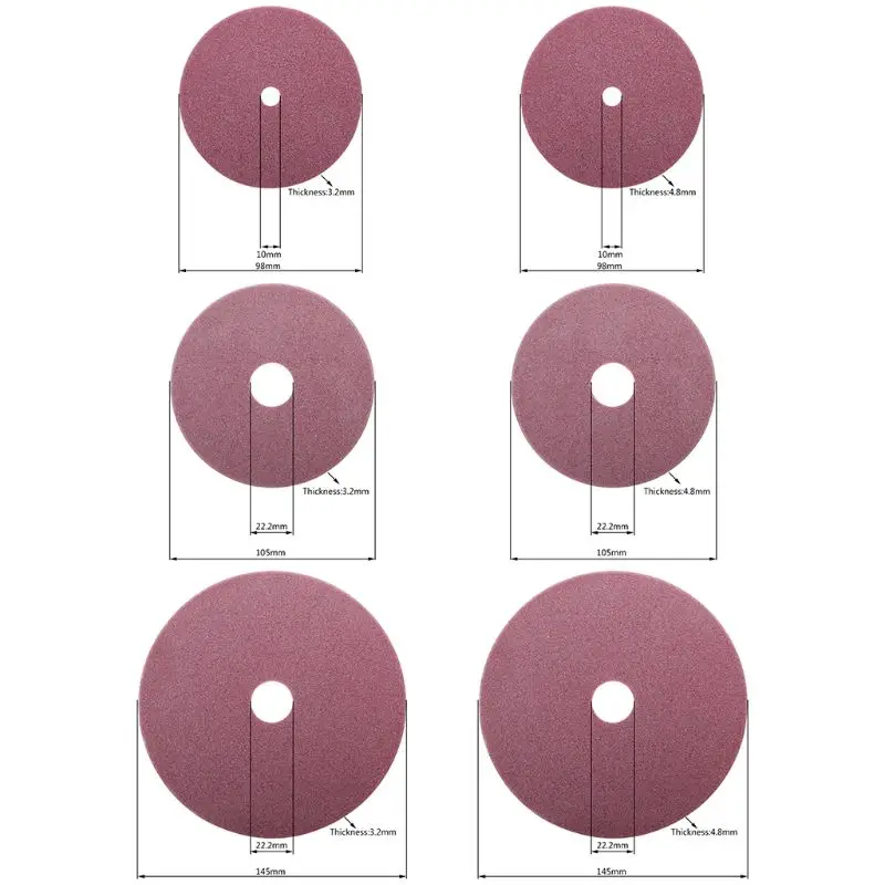 Электрическая цепная пила точилка алмазное шлифовальное колесо 98/105/145 мм Толщина машина для обрезки кромки полировка заточный станок для цепных пил дисковые тормоза