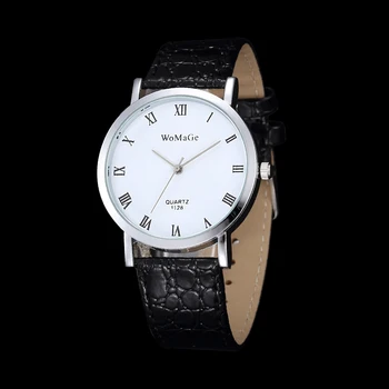 

Quartz Wristwatches Fashion Casual Unisex Watch Clock Bracelet Stainless Steel Leather Strap Watch Men Reloj Mujer Hombre Gift