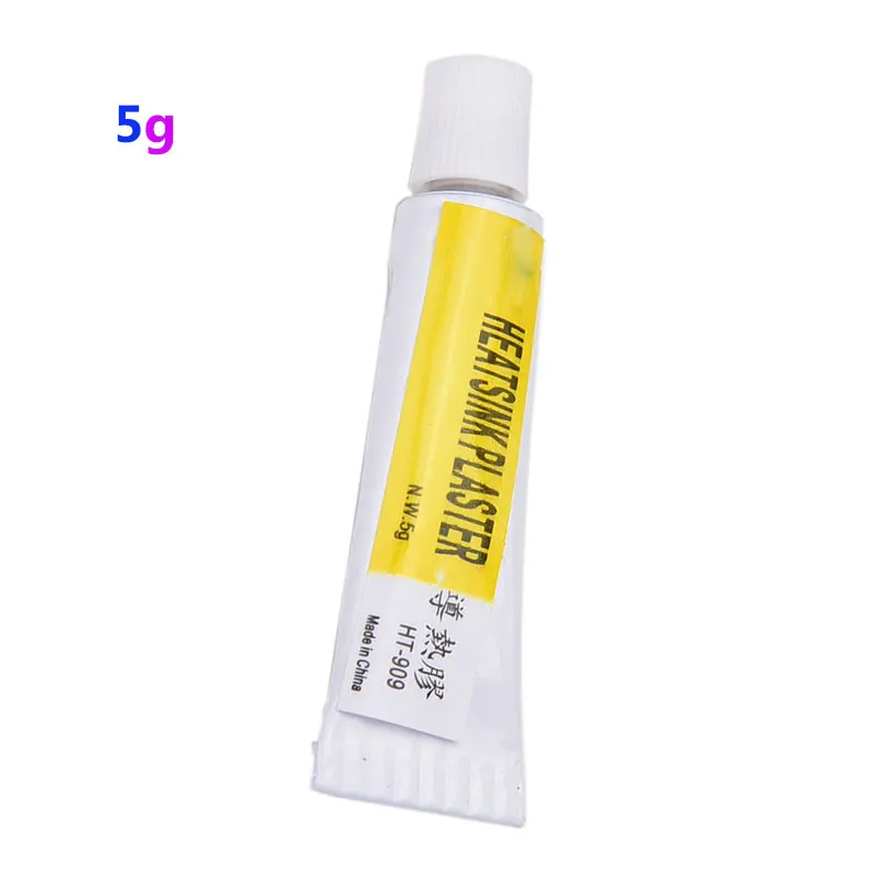 

1Pc/2Pcs 5g CPU GPU Thermal Silicone Grease Compound Glue Cooloing Cooler Conductive Heatsink Plaster