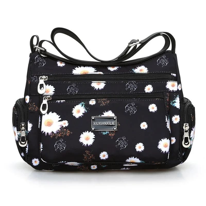 National Floral Pattern Women Crossbody Bag High Quality Waterproof