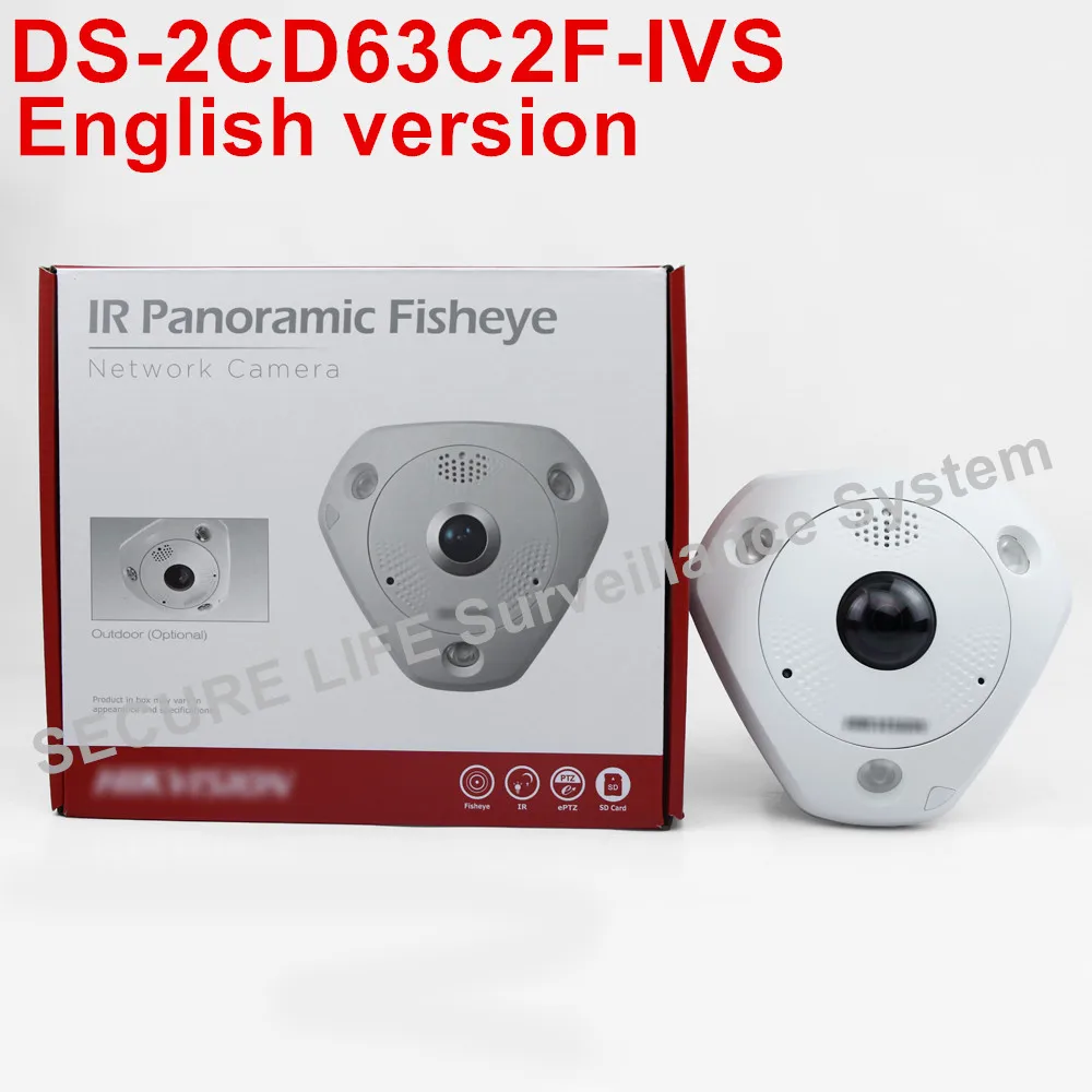 bilder für Kostenloser versand Englisch version DS-2CD63C2F-IVS 12MP Fisheye Netzwerk-kamera eingebautes mikrofon und lautsprecher 360 grad betrachtungswinkel bilder für Kostenloser versand Englisch version DS-2CD63C2F-IVS 12MP Fisheye Netzwerk-kamera eingebautes mikrofon und lautsprecher 360 grad betrachtungswinkel