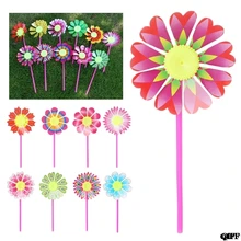 10 шт. ветряная мельница детские игрушки Подсолнух двор садовые украшения красочные открытый Спиннер