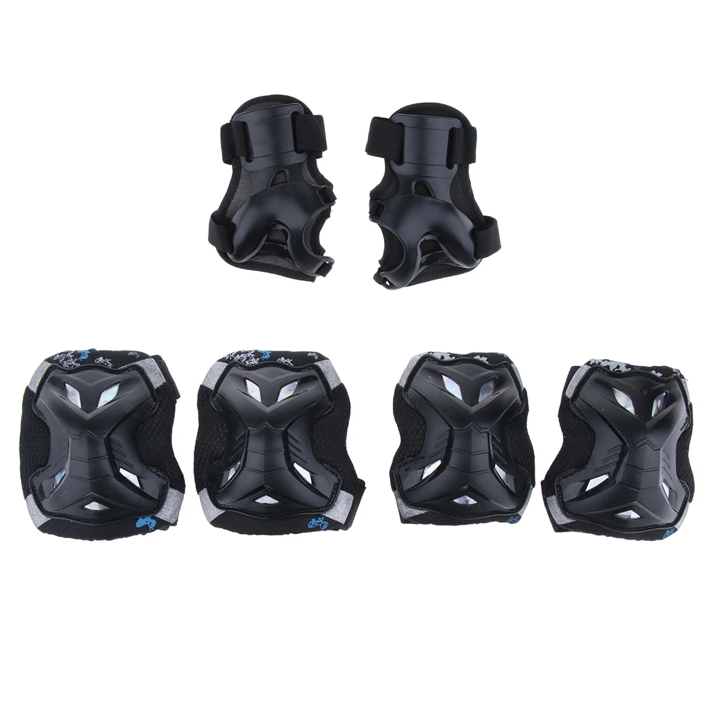 Kids Skate Scooter Cycling Protective Gear Knee Elbow Hand Pads Set Kids Roller Skating Bike Bicycle Protection Gear