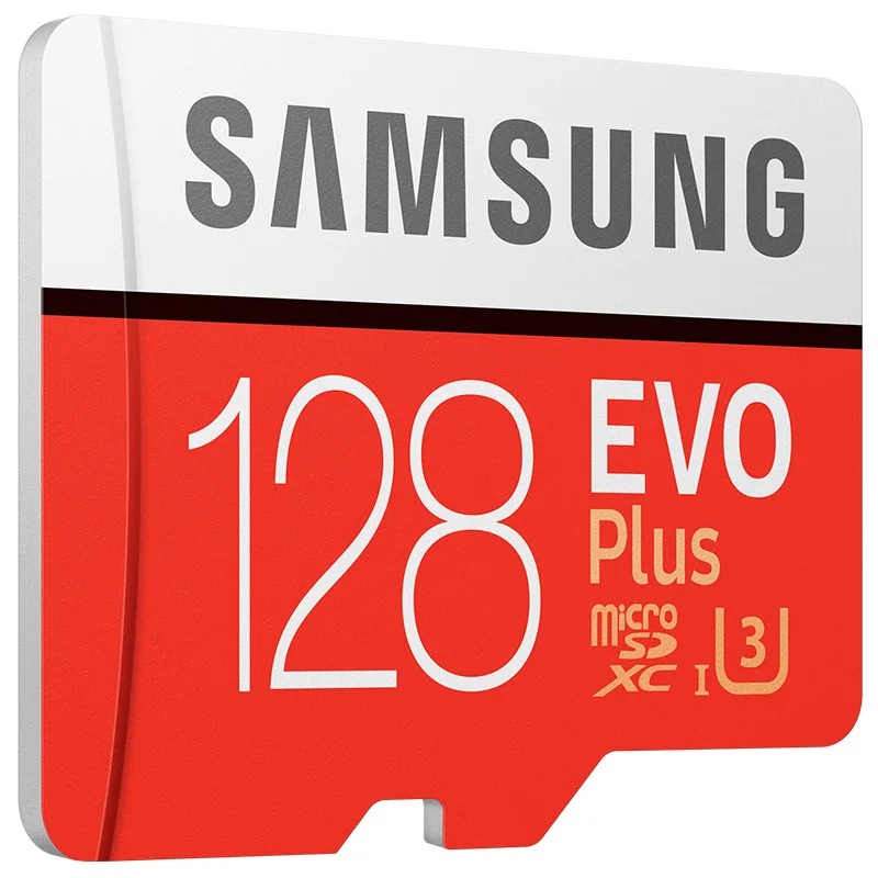 SAMSUNG карта памяти Micro SD карты 128 Гб карта памяти EVO Plus 128 ГБ Class10 TF карты 128 ГБ C10 80 МБ/с. SDHC/SDXC UHS-1