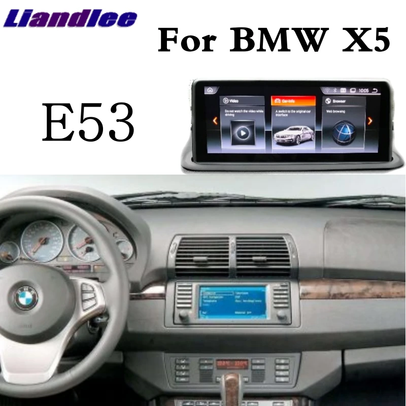 Liandlee автомобильный мультимедийный плеер NAVI для BMW X5 E53 1999 2000 2001 2002 2003 2004 2005 2006 CarPlay радио-систем Idrive(gps навигации