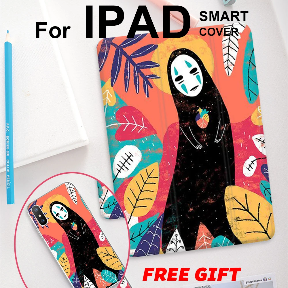 No Face Illustration Whale Cover For iPad Pro 9.7 Air 3 10.5 11 Mini 2 4 5 2019 Tablet Case Soft Back for 2017 2018 | Компьютеры и