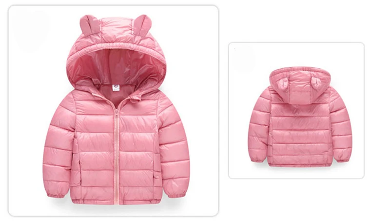 Meninos e meninas inverno crianças jaqueta outerwear