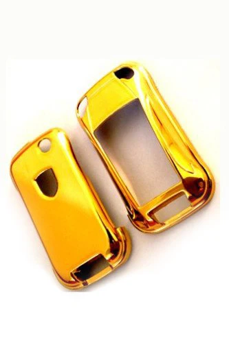 

GOLD CHROME Hard Plastic Remote Key Fob Shell Protection Case Cover For Porsche 911 / 997 Cayenne Boxter Cayman 987 Panamera
