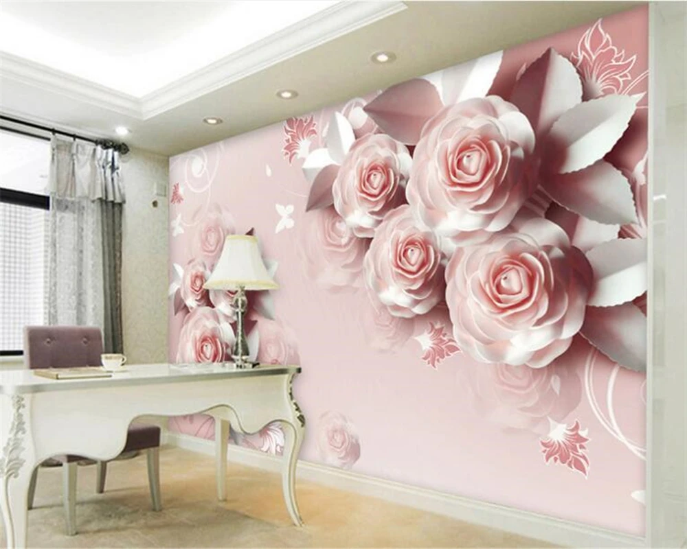 Online Buy Grosir Romantis Mawar Wallpaper From China Romantis