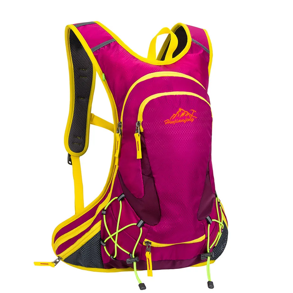 Прочный водонепроницаемый рюкзак-посылка для путешествий - Цвет: Hot Pink