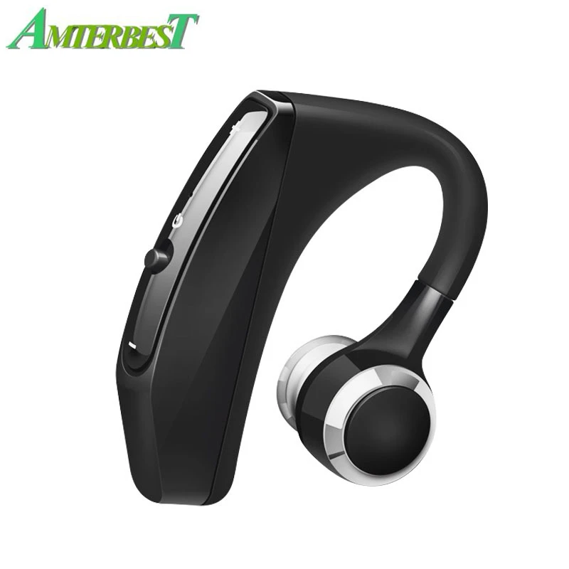 

AMTERBEST V12 Wireless Bluetooth Earphone Driving Sport Headsets Earbud Noise Cancelling MIC Headphone for IOS Android Phones