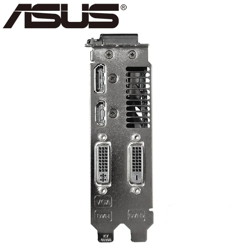 Видеокарта ASUS R9 270 2 Гб 750 бит GDDR5 видеокарты для AMD Radeon R9270 VGA карты б/у эквивалент GTX