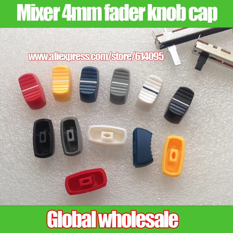 6pcs Mixer Potentiometer Fader Cap For Yamaha behringer Soundcraft