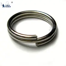100 шт./лот 15 мм рыбалка stainless из нержавеющей стали Соединительный крючок твердые кольца рыболовные принадлежности PESCA