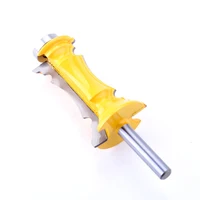 כלים לעיבוד 2PC 8mm Shank Mitered Door & מגירה דפוס נתב Bit Set נגרות חותך שֶׁגֶם קאטר כלים לעיבוד עץ (5)