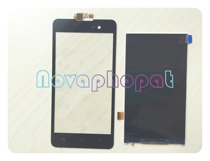 

Novaphopat For Micromax Spark 2 Q334 LCD Display Screen + Touch Screen Digitizer Sensor Screen Replacement + tracking