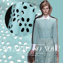 Шесть красивых цветов, усовершенствованные на заказ королевские крутые мятно-синие полые модные текстильные технологии