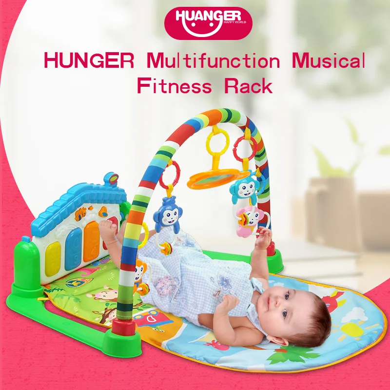 Huanger-Baby-3-in-1-Play-Rug-Develop-Crawling-Childrens-Music-Mat-with-Keyboard-Infant-Fitness-Carpet-Educational-Rack-Toys-pad-5