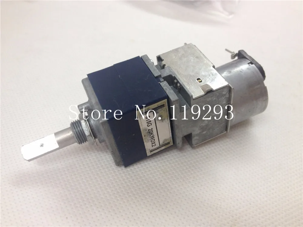 

[BELLA]Japan ALPS 27 type double potentiometer 20K special motor shaft 25MMF DX2--5PCS/LOT