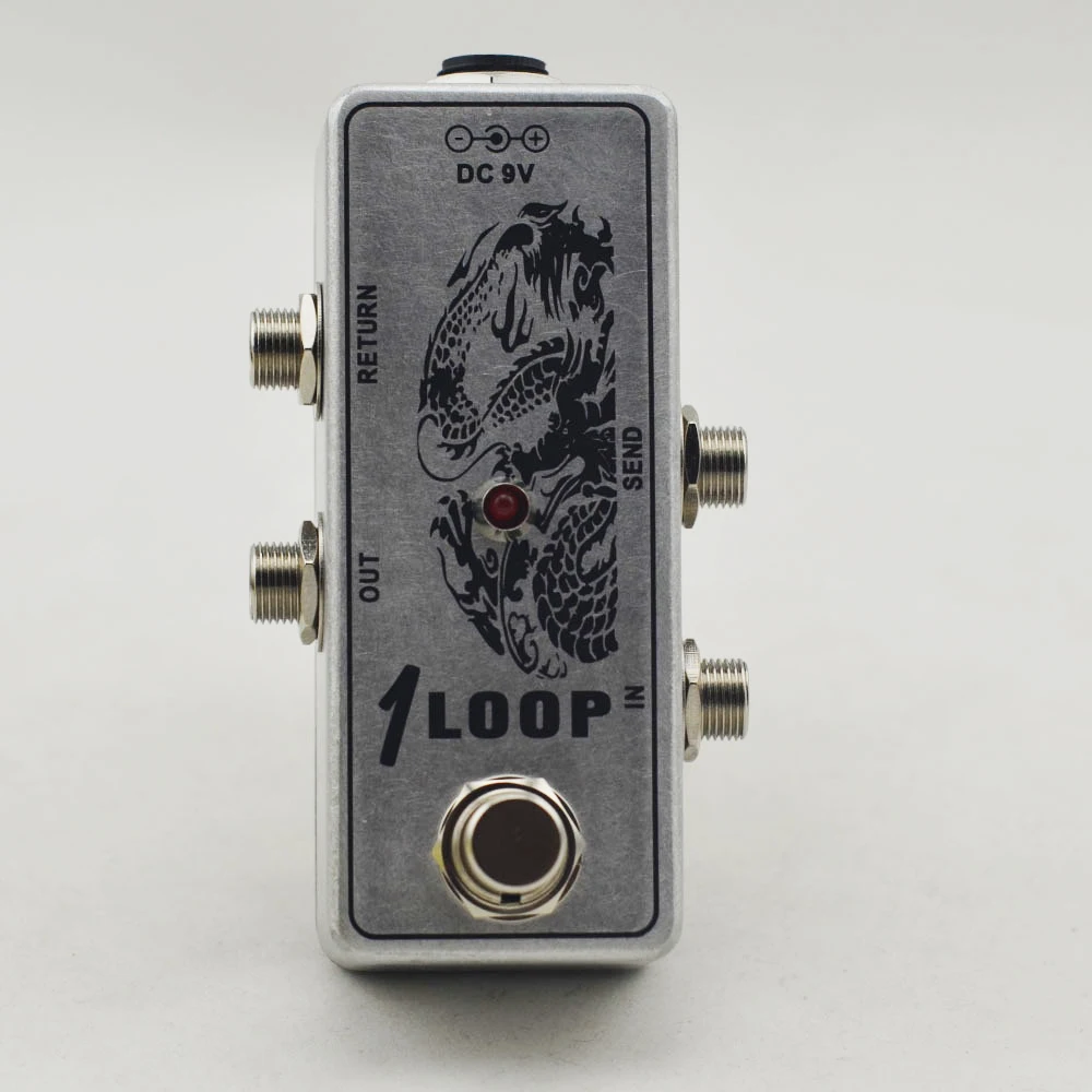 Mini Guitarra AB Looper Pedal interruptor caja Ture Bypass envío gratis