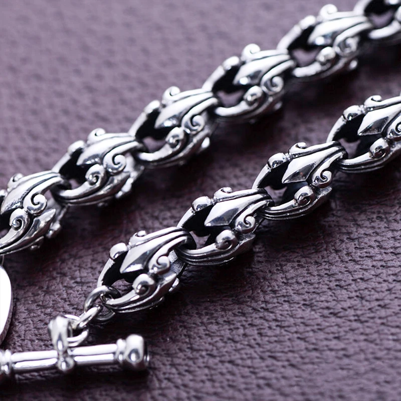 MetJakt-Vintage-Thai-Silver-Crusade-Flower-Bracelet-Solid-925-Sterling-Silver-Bracelet-Men-s-Punk-Rock (1)