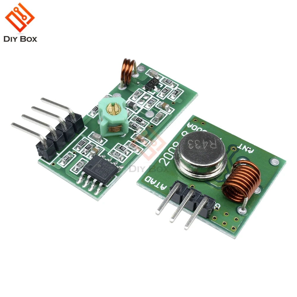 

433Mhz RF Wireless Transmitter and Receiver Module DIY Kit for Arduino ARM MCU WL
