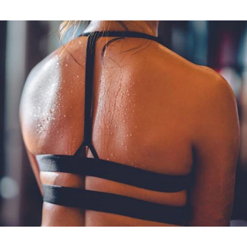 

ONE F sports bra gym running padded wireless fitness yoga top bra workout running clothing breathable underwear 2018 new